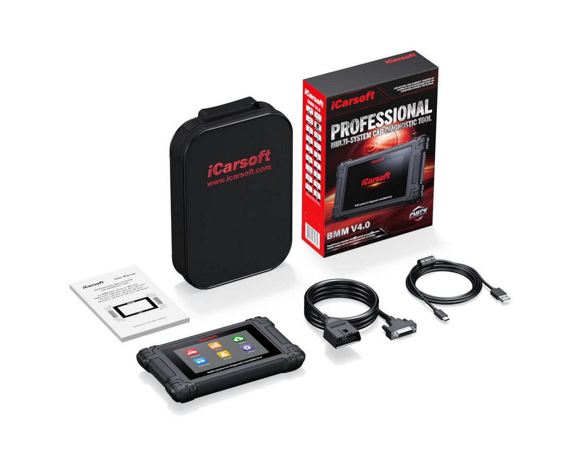 iCarsoft Kfz-Diagnosegerät BMM V4.0 für BMW / MINI / Rolls‑Royce Fahrzeuge, Professionelle Diagnose- und Servicefunktionen Bild 3