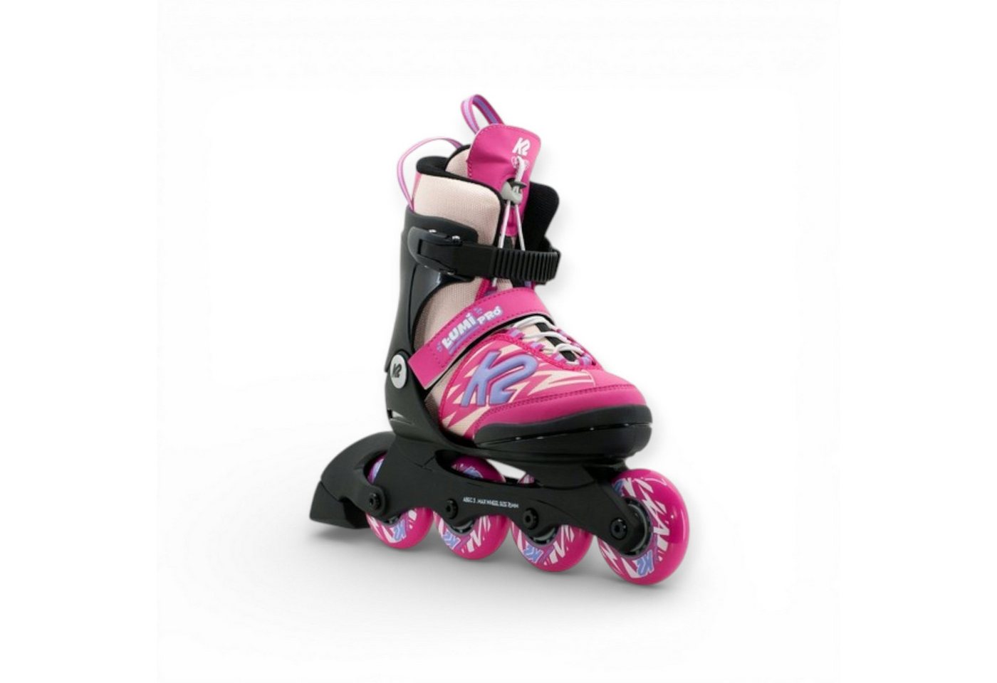K2 Inlineskates Lumi Pro (Rollen: 70mm/80A, Kugellager: ABEC: 3) pink Mädchen