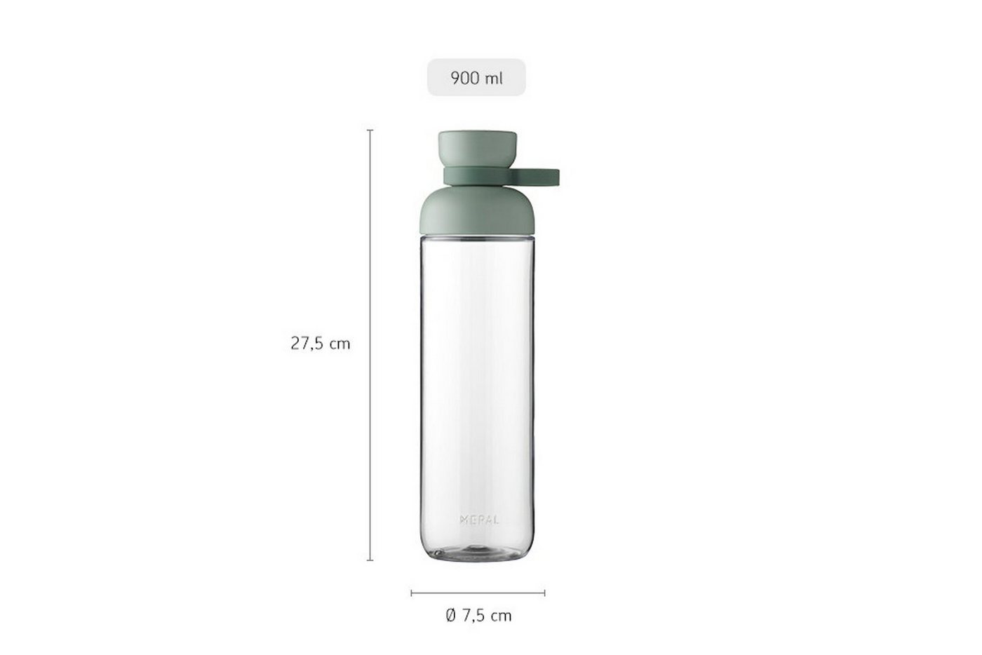 Mepal Trinkflasche Mepal Vita 900 ml Trinkflasche - Nordic sage