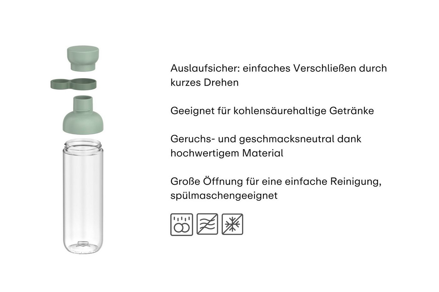 Mepal Trinkflasche Mepal Vita 900 ml Trinkflasche - Nordic sage Bild 2