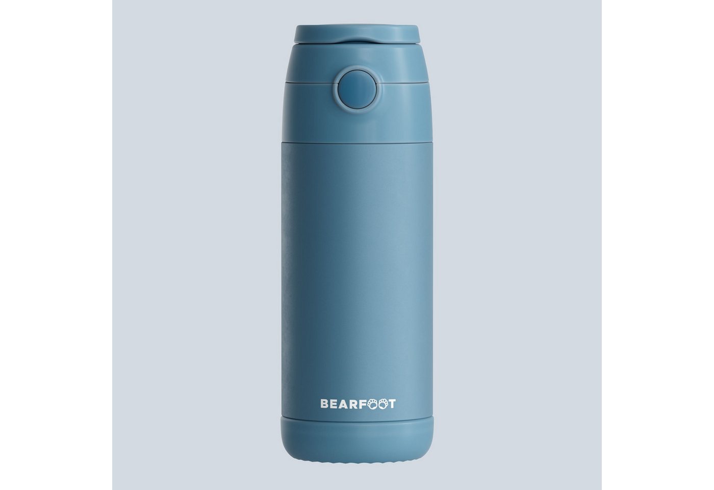 BEARFOOT Trinkflasche Thermo Kinder Trinkflasche Edelstahl - blau, Thermosflasche, auslaufsicher, Edelstahl, Kinderflasche, BPA-frei Bild 5