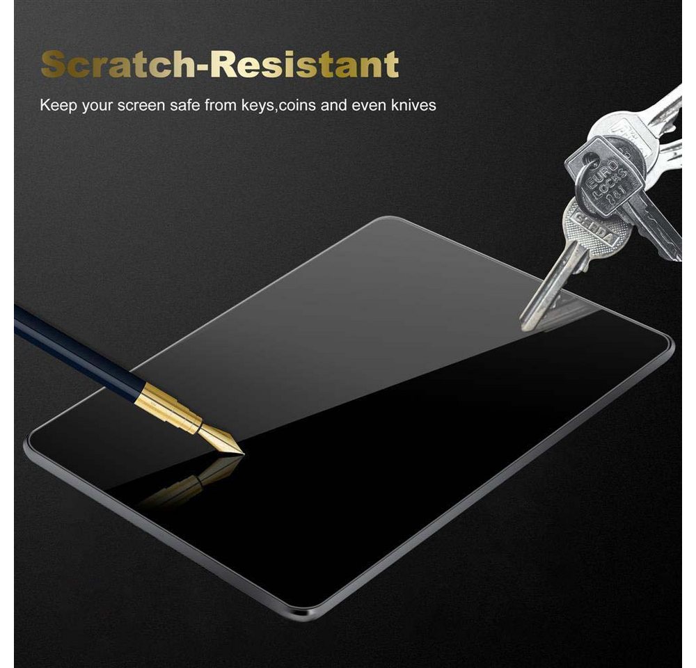Cadorabo Schutzfolie für Lenovo Tab M10 (10.1 Zoll) TB-X505F Schutzfolie, (3-St), 3x Schutzfolie Panzer Folie (Tempered) Display Schutzglas 3D Touch