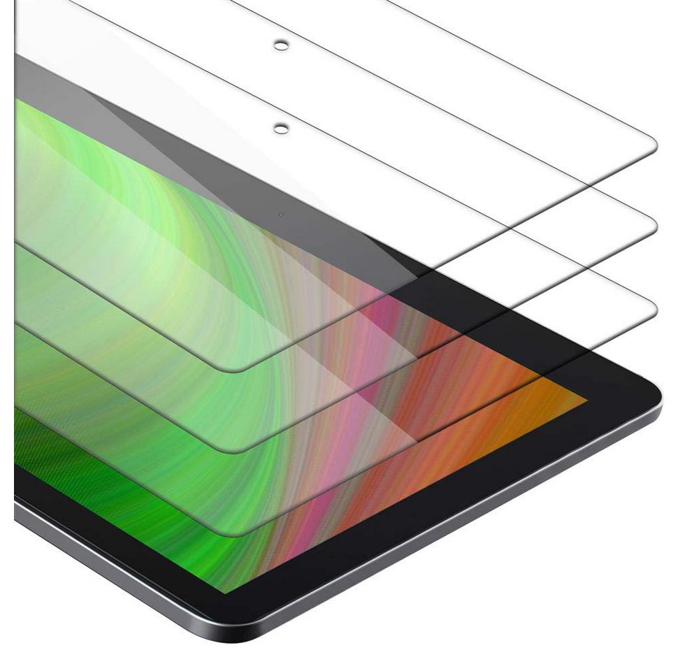 Cadorabo Schutzfolie für Lenovo Tab M10 (10.1 Zoll) TB-X505F Schutzfolie, (3-St), 3x Schutzfolie Panzer Folie (Tempered) Display Schutzglas 3D Touch Bild 3