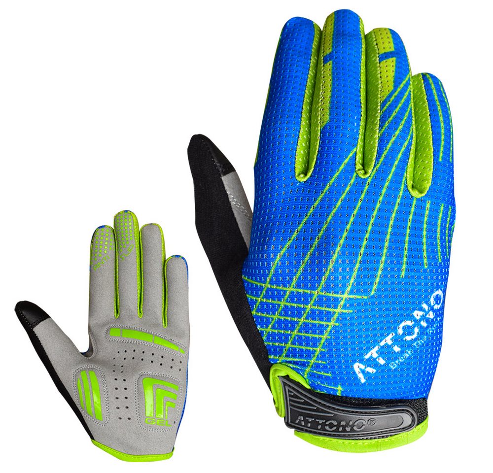 ATTONO Fahrradhandschuhe Mountainbike Gel Fahrrad Sommer Handschuhe Touchscreen Bild 2
