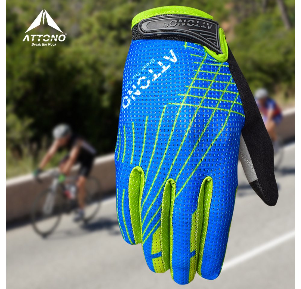 ATTONO Fahrradhandschuhe Mountainbike Gel Fahrrad Sommer Handschuhe Touchscreen Bild 3