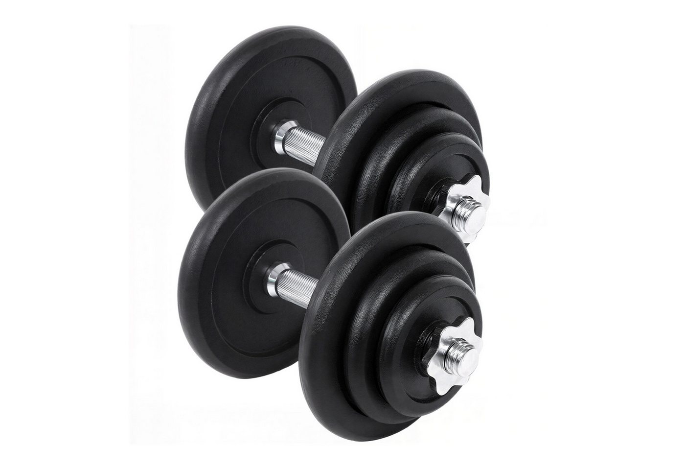 SONGMICS Kurzhantel Hanteln, Hantelset aus Gusseisen, verstellbar 20-40kg, für Workout, Fitnesstraining, Gewichtheben für Zuhause, Fitnessstudio