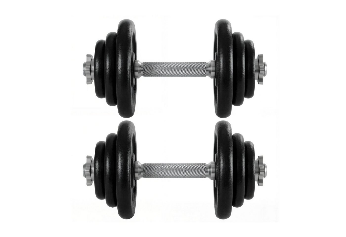 SONGMICS Kurzhantel Hanteln, Hantelset aus Gusseisen, verstellbar 20-40kg, für Workout, Fitnesstraining, Gewichtheben für Zuhause, Fitnessstudio Bild 3