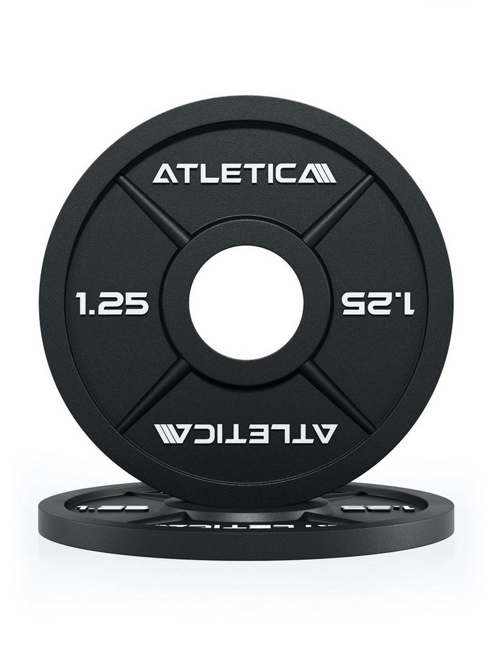 ATLETICA Hantelscheiben Iron Plates, Paar, Paarweise von 1,25 bis 25 kg, Ø 50 mm, 2.5 kg