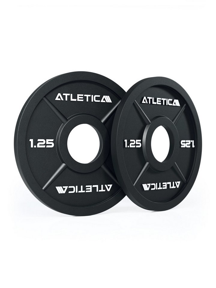 ATLETICA Hantelscheiben Iron Plates, Paar, Paarweise von 1,25 bis 25 kg, Ø 50 mm, 2.5 kg Bild 2