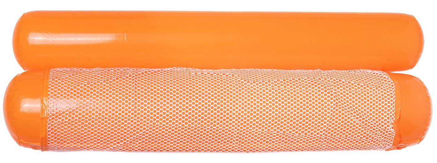 Moto Active Luftmatratze Wasserhängematte aufblasbar Pool Luftmatratze Netz Kopfkissen Strand, (Wasserhängematte Badeinsel in 3 Farben, 1-St., 120x70cm), Netzfläche Kopfkissen Pool Strand Bild 3