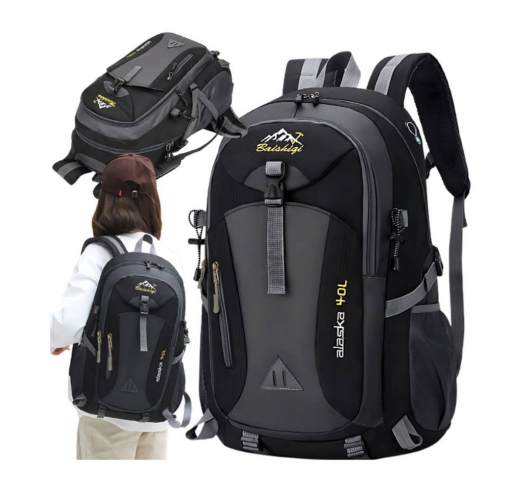 VERK GROUP Rucksack Sportrucksack 40L – Rucksack für Wandern, Trekking, Camping & Outdoor Bild 3