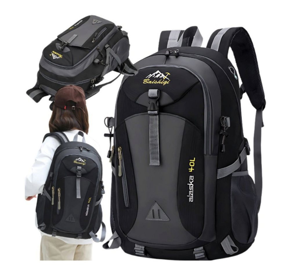 VERK GROUP Rucksack Sportrucksack 40L – Rucksack für Wandern, Trekking, Camping & Outdoor Bild 4