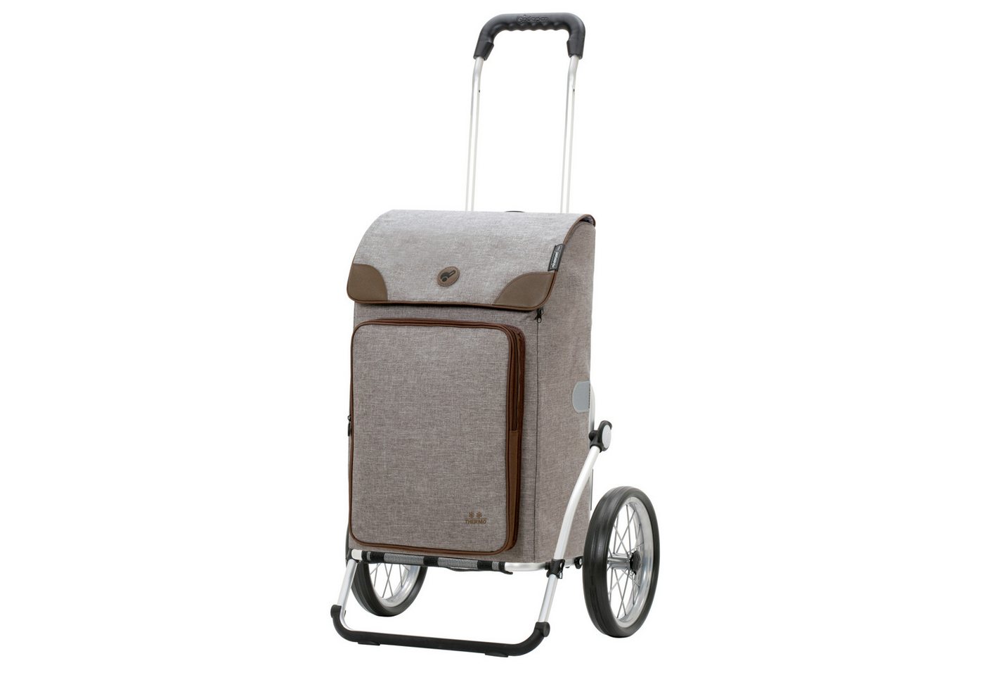 Andersen Einkaufstrolley Royal Shopper Holk grau, Thermofach 4 Liter, klappbar, belastbar bis 50kg, wasserabweisend Bild 4