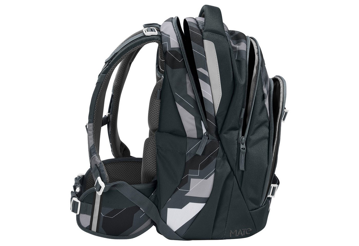 coocazoo Schulrucksack Mate - Schulrucksack 44 cm (Dark Race) Bild 2