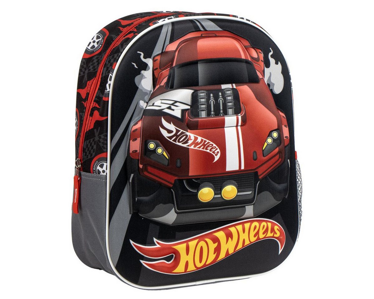 Cerda Kinderrucksack Hot Wheels 3D Kindergarten Rucksack Vorschule Bild 3