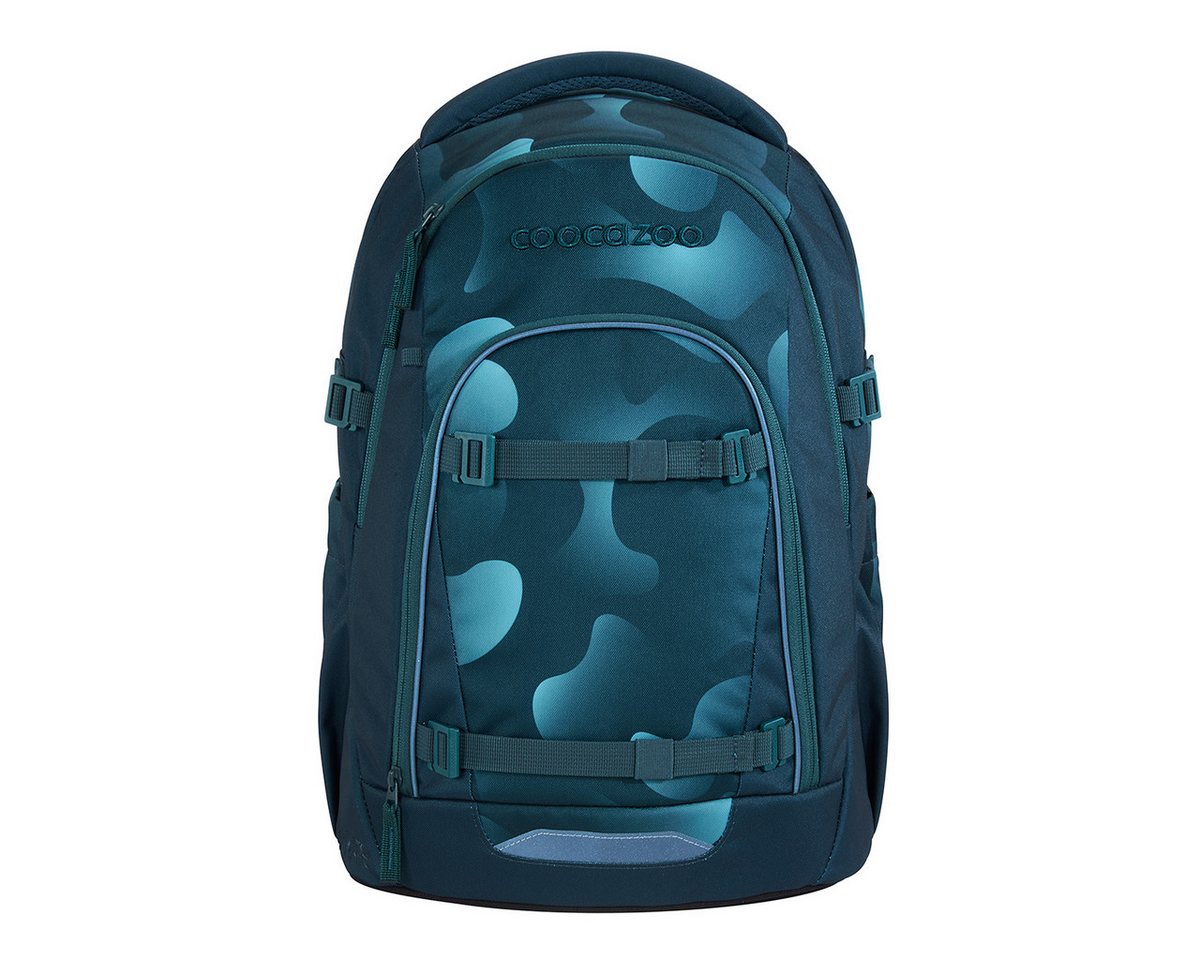coocazoo Schulranzen Schulrucksack-Set MATE Aqua Flow 3-teilig (3-teilig), ergonomisch, Körpergröße: 135 - 180 cm, Easy-Grow-System Bild 4
