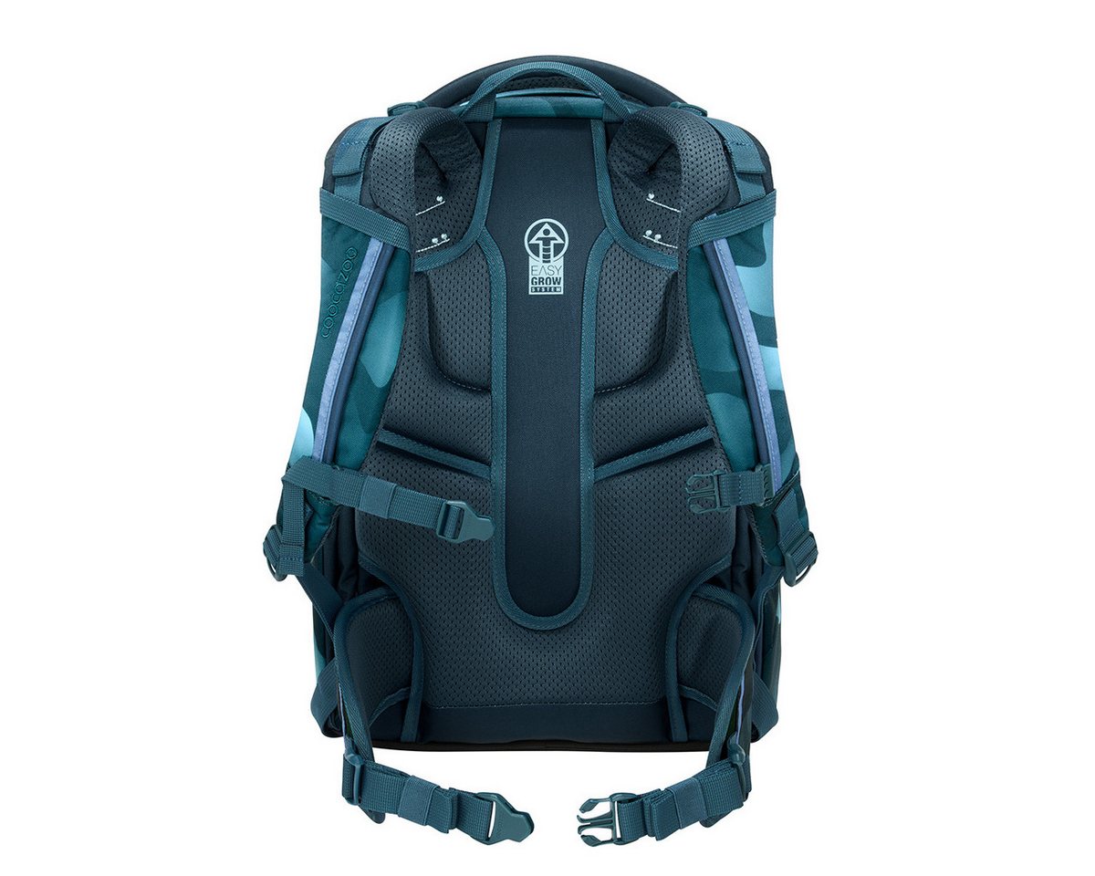 coocazoo Schulranzen Schulrucksack-Set MATE Aqua Flow 3-teilig (3-teilig), ergonomisch, Körpergröße: 135 - 180 cm, Easy-Grow-System Bild 5