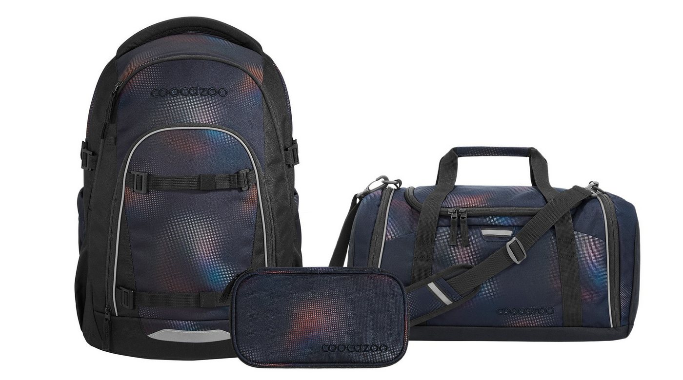 coocazoo Schulranzen Schulrucksack-Set MATE Rainbow Illusion 3-teilig (3-teilig), ergonomisch, Körpergröße: 135 - 180 cm, Easy-Grow-System Bild 5