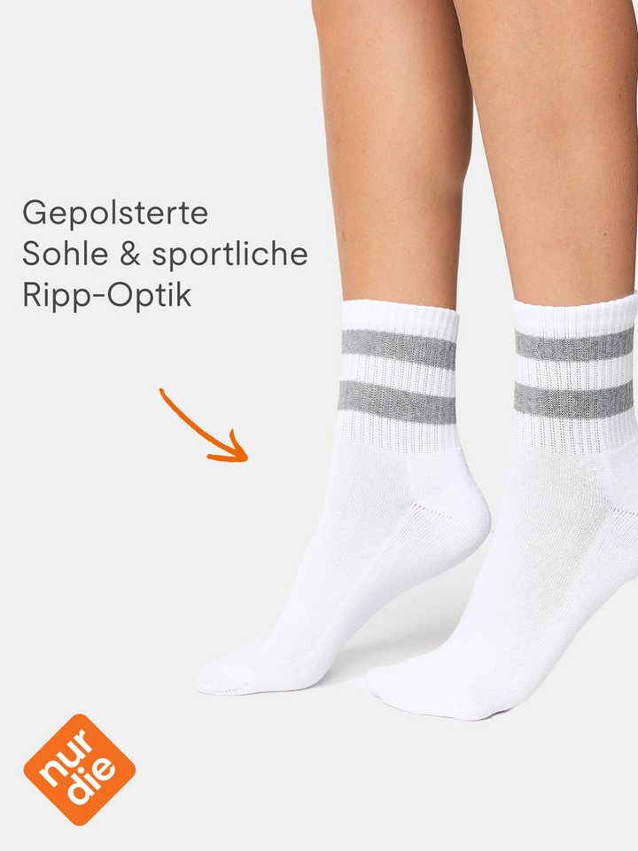 Nur Die Sportsocken Kurzsocken (3-Paar) Laufsocken, Trainingssocken, Fitnesssocken Bild 4