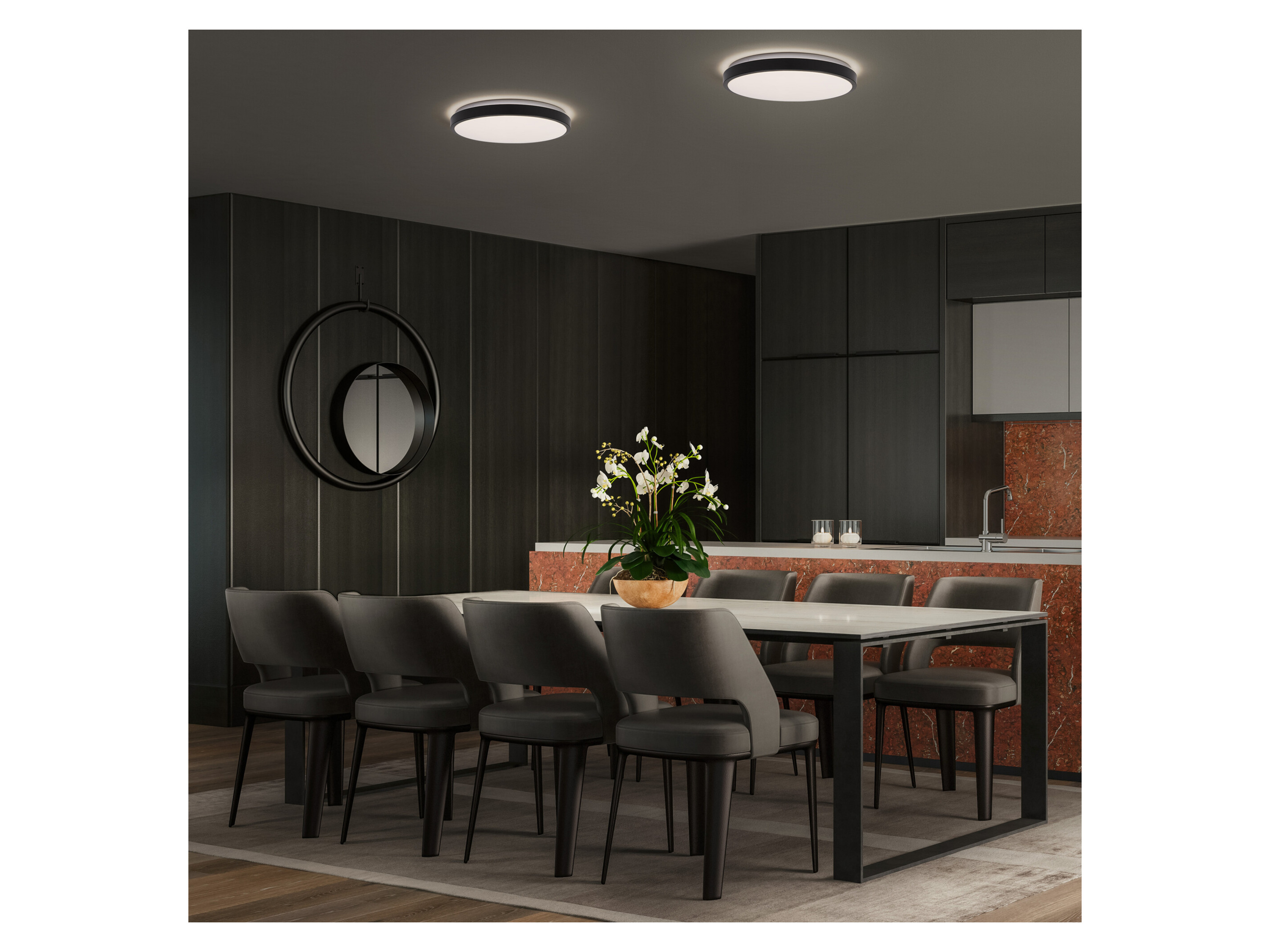 OSRAM LED-Deckenleuchte »Orbis London« (40 cm, Schwarz) Bild 4