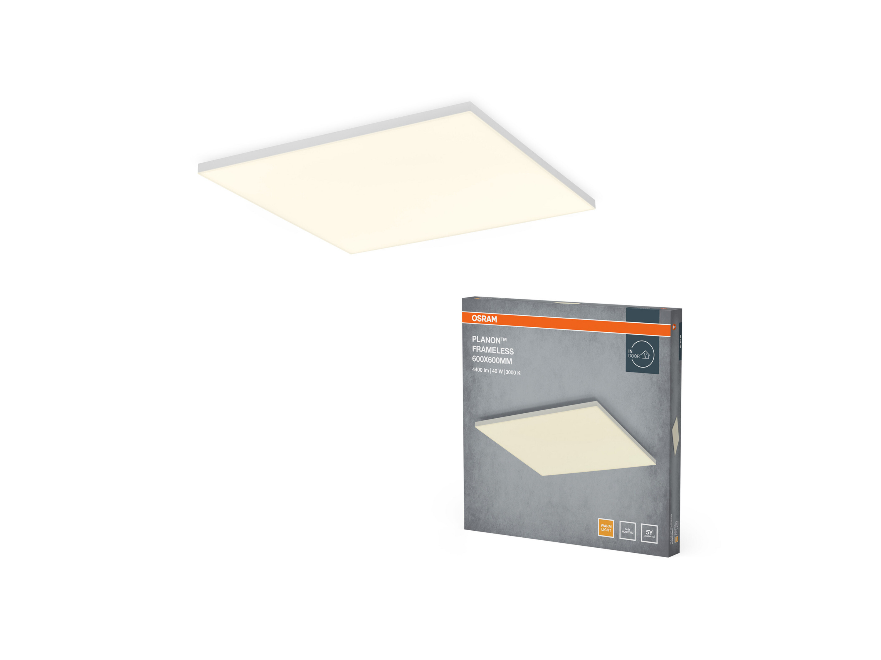OSRAM LED-Panelleuchte »Planon Frameless«, rahmenlos (60 x 60 cm)