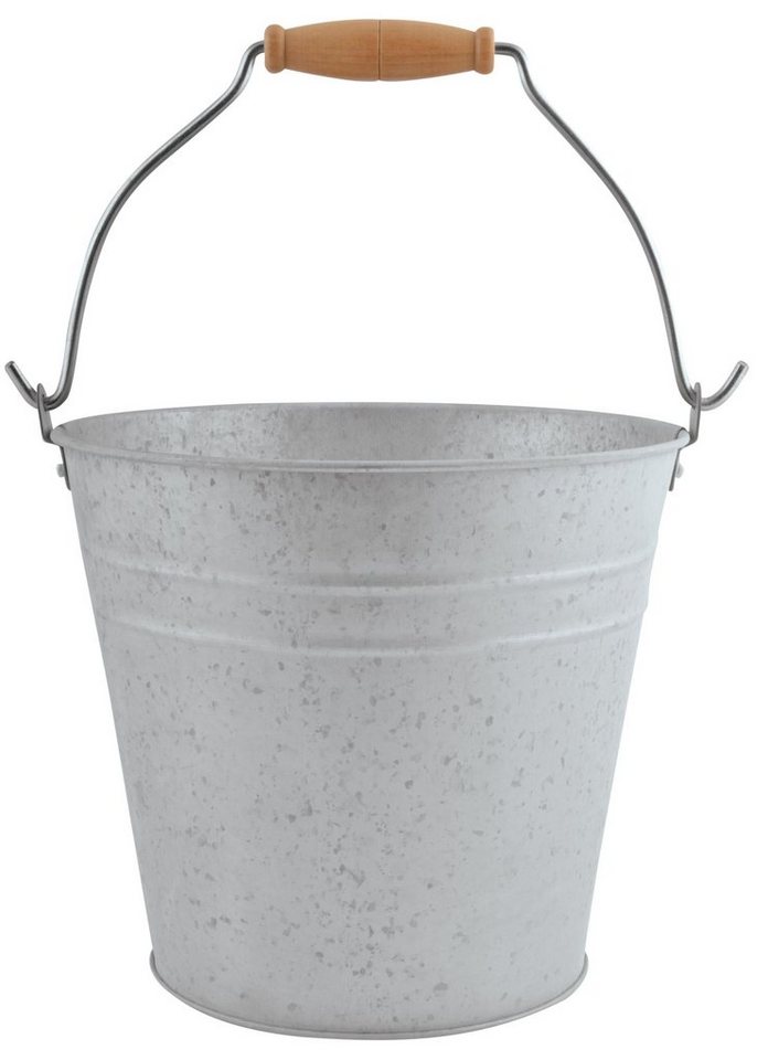 Ac-deco - Esschert Design Altzink Eimer 5 Liter Tannenholzgriff Natur Bild 2