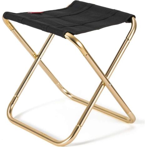 Klappbare Campinghocker, Tragbare Outdoor-klapphocker Zum Angeln, Wandern, Grillen, Aus Robustem Nylon Und Aluminium (32 X 24 X 27,5 Cm)