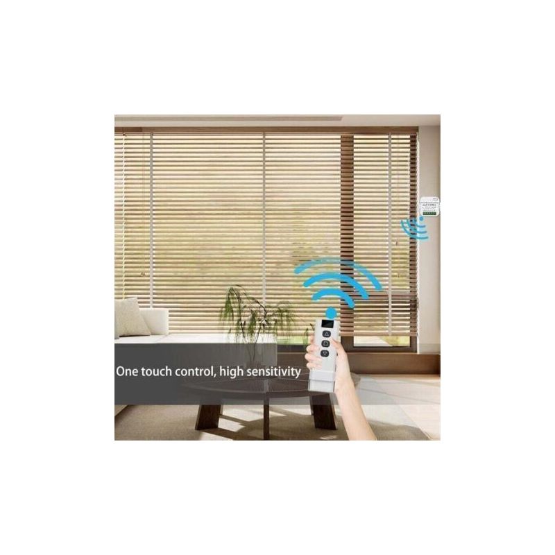 100-m-funkfernbedienung Für Rollläden – Ip44-empfängermodul – Einfache Installation – Kompatibel Mit Standardmotoren – Alliandis