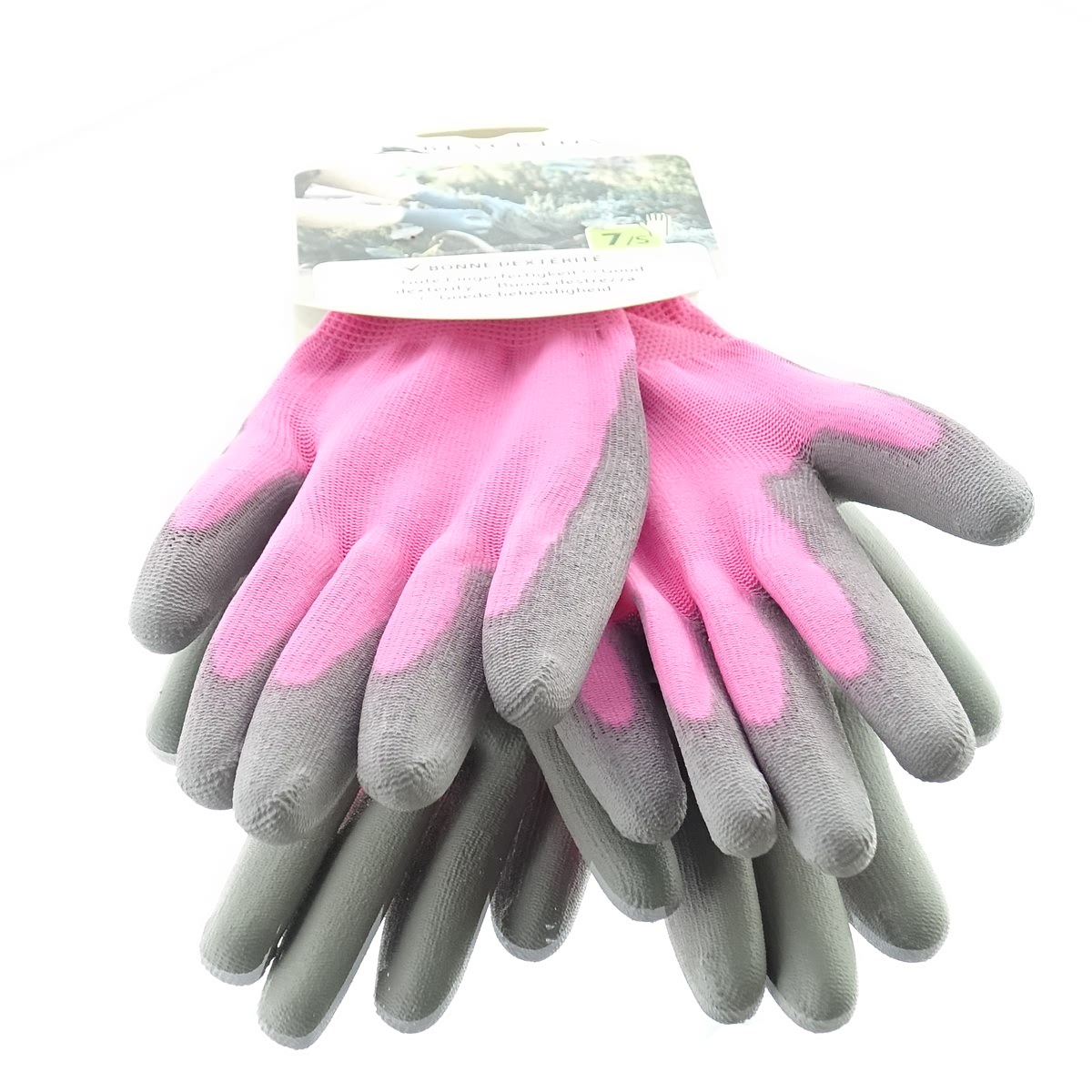 Blackfox® Garten - Handschuhe Sensitive Fuchsia Gute Fingerfertigkeit Größe 7/s