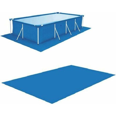 3 X 5 M Pool-bodenmatte – Dickes, Strapazierfähiges Polyester – Effektiver Reißschutz – Einfache Installation
