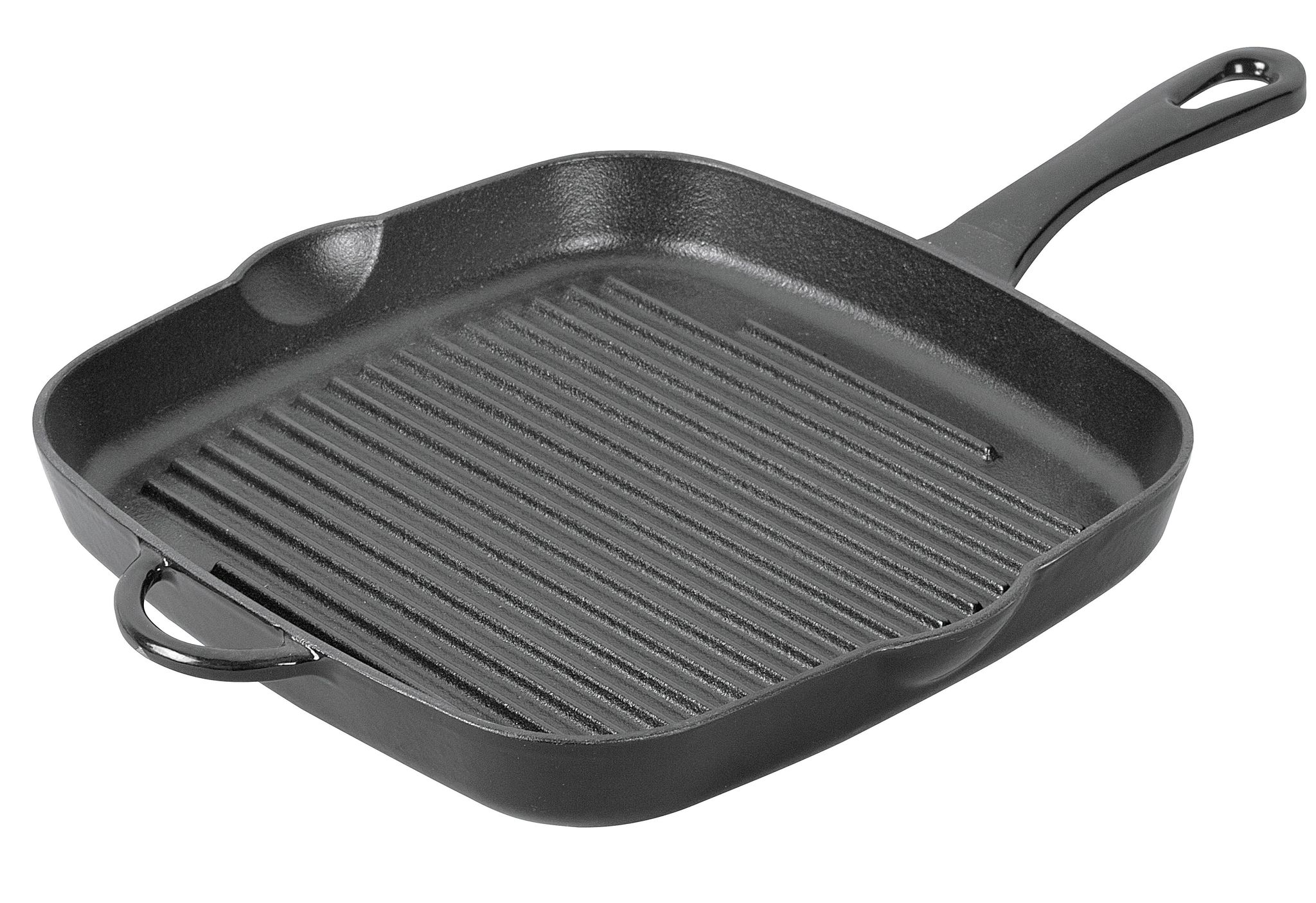 Kuchenprofi Provence Grillpfanne Aus Gusseisen, Schwarz, 26 X 26 Cm