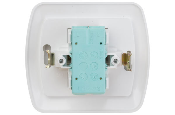 Doppelverbinder Für Kabel, Stecker/stecker, Weiß - E131aa-kn035