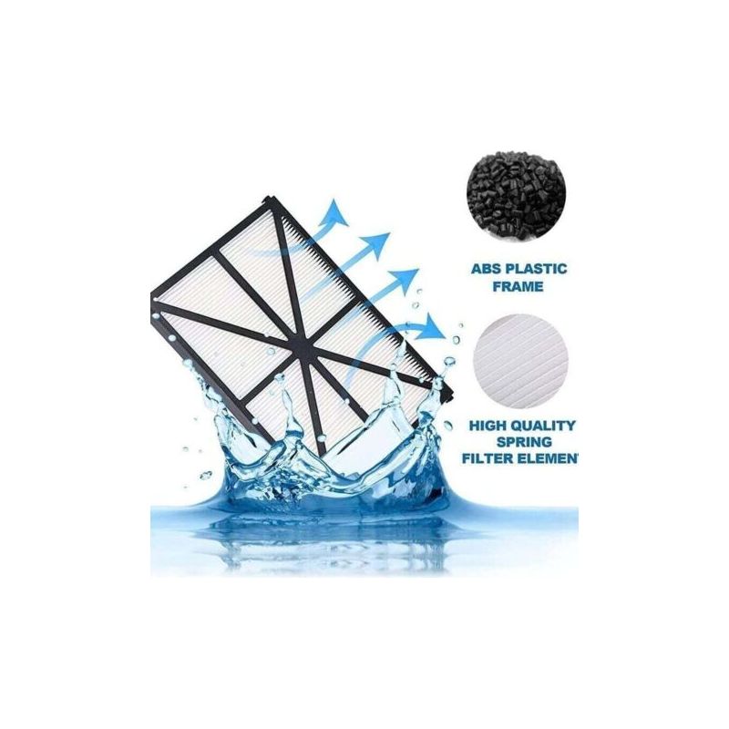 Set Mit 2 Filterpaneelen Für Tiger Shark Roboter - Rcx70101pak2 - Schwarz..debuns