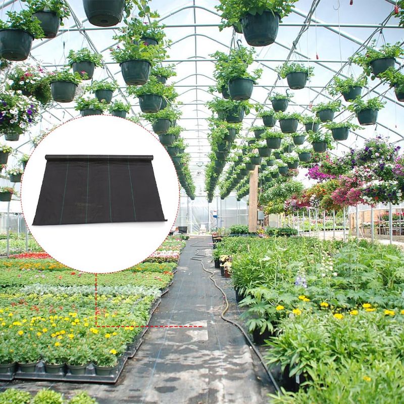 Unkrautvlies – 1 Stück, 2 X 2 M Reißfestes Geotextil-mulchgewebe – Für Garten/pflanzen