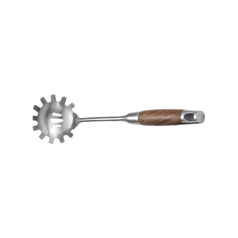 Pastalöffel – 1 Stück, Spaghettilöffel Aus Edelstahl, Praktisches Küchenutensil – Edelstahl 35 X 8 Cm