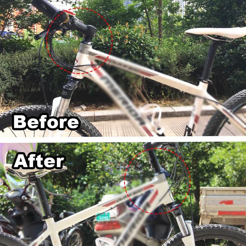 Fahrrad-lenkervorbauerhöhung – 1 Stück, Schwarze Fahrrad-lenkervorbauerhöhung + Inbusschlüssel – Geeignet Für Mountainbikes/rennräder