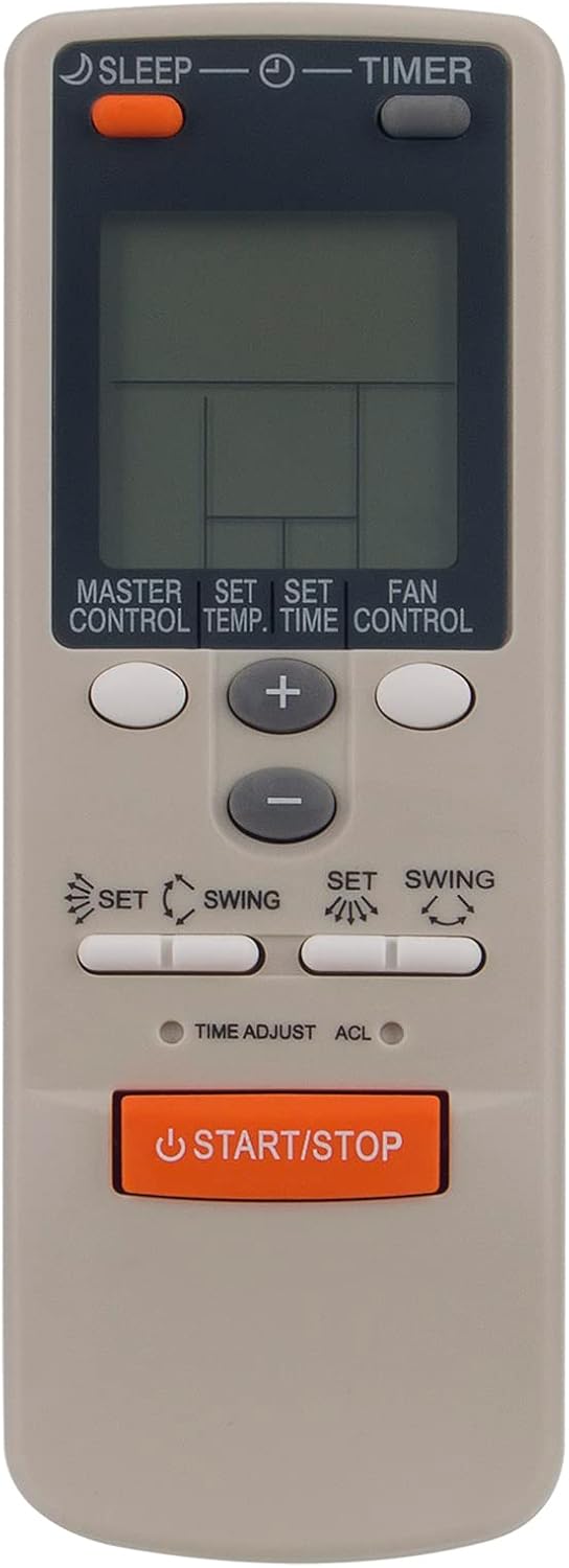 Ersatzfernbedienung Passend Für Fujitsu Klimaanlagen Ar-jw2, Ar-jw11, Ar-db2, Ar-db4, Ar-db6, Ar-db7
