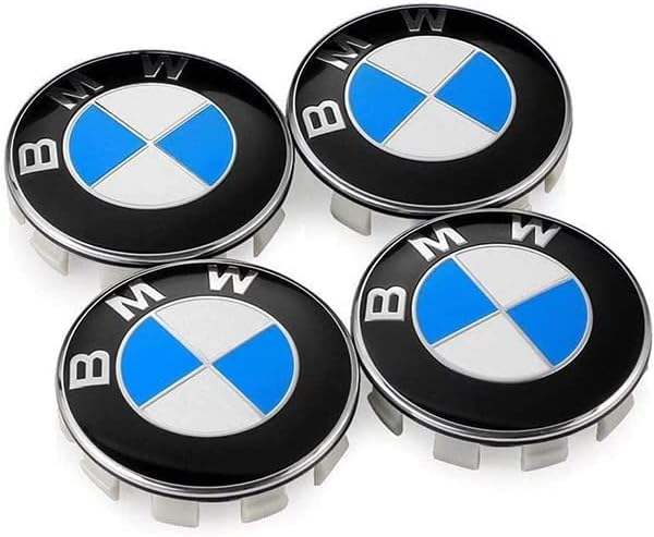 4 Stück 68-mm-radkappen Für Bmw-felgen, Radnabenkappen In Emblemform, Dekorationszubehör