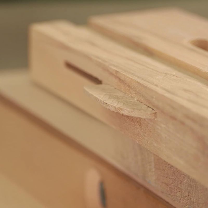 100 Stück Montageleisten, Flache Buchenholzdübel, Für Spanplatten Und Massivholz