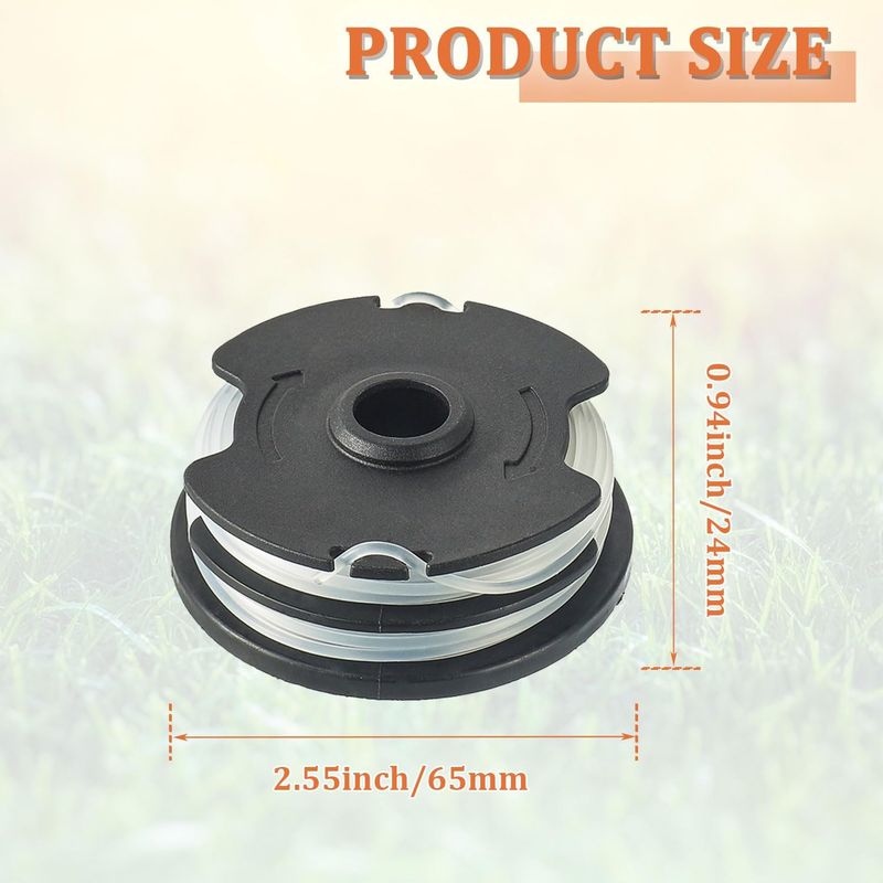 Nylonfadenspule, Ersatzfaden Für Lidl Parkside Rasenmäher Prt 550 A1, A3, Prta 20-li A1, B2, C3 Ersatzteile Trimmer (3 Spulen Faden)
