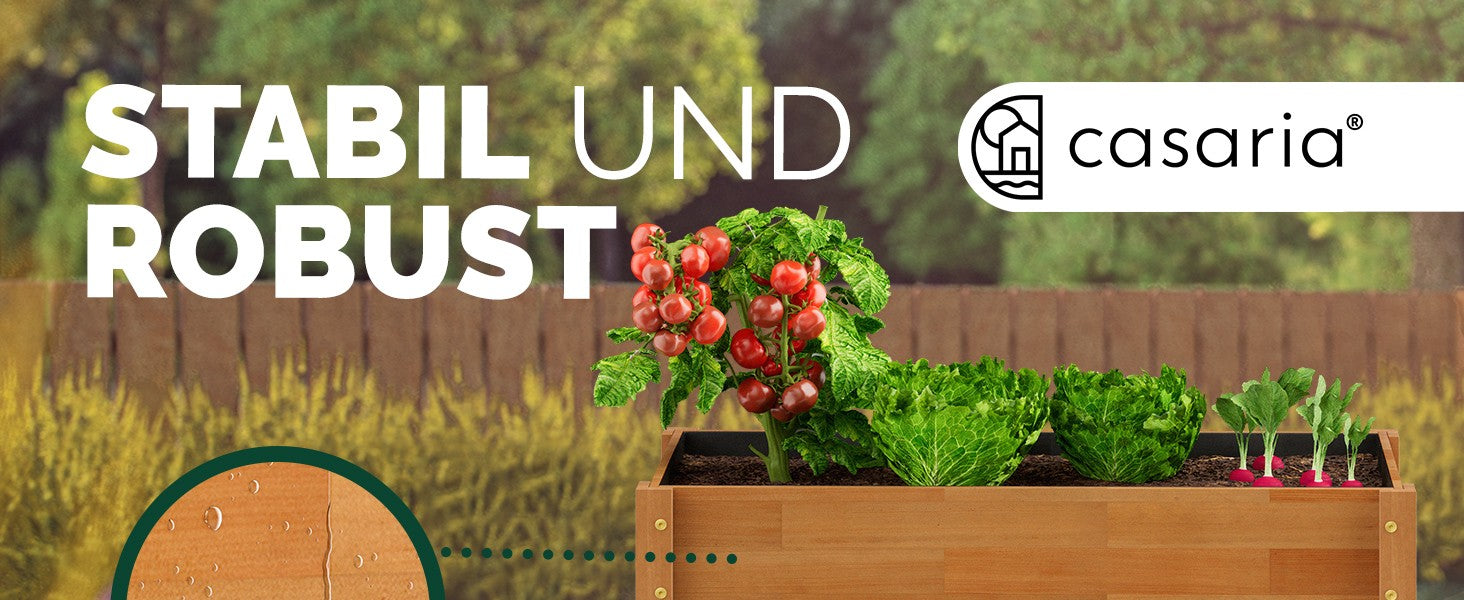 Hochbeet Aus Akazienholz, 100 X 40 X 84 Cm, Fsc-zertifiziert