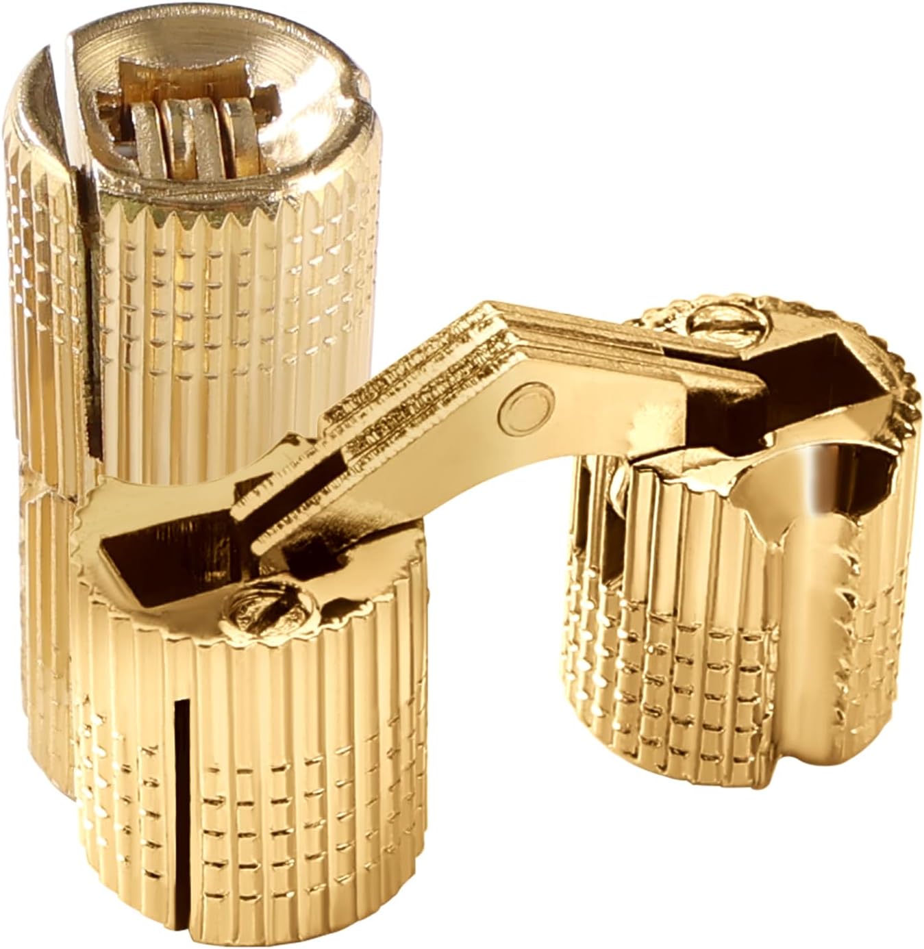Stück 24 Mm Unsichtbare Messing-zylinderscharniere, Verdeckte Messingscharniere Mit 180° Öffnungswinkel, Verdeckte Zylinderscharniere, Für Diy-schmuckgeschenkboxen