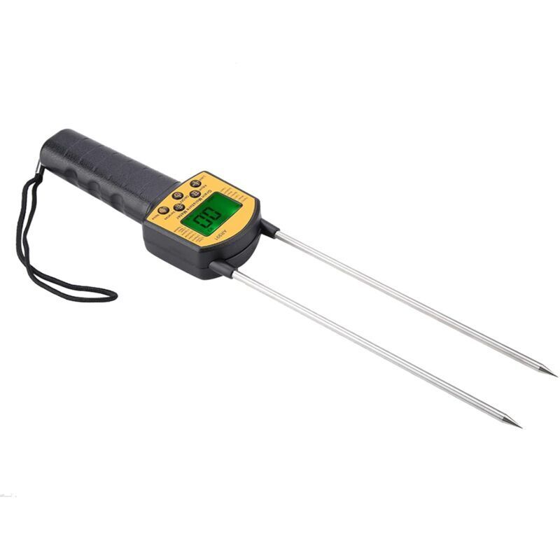 Amxcnoy Getreidefeuchtigkeitsmessgerät, Getreidefeuchtigkeitsmesser, Smart Sensor Digitales Lcd-getreidefeuchtigkeitsmessgerät Für Weizen, Mais, Reis, Erdnüsse, Sojabohnen Usw.