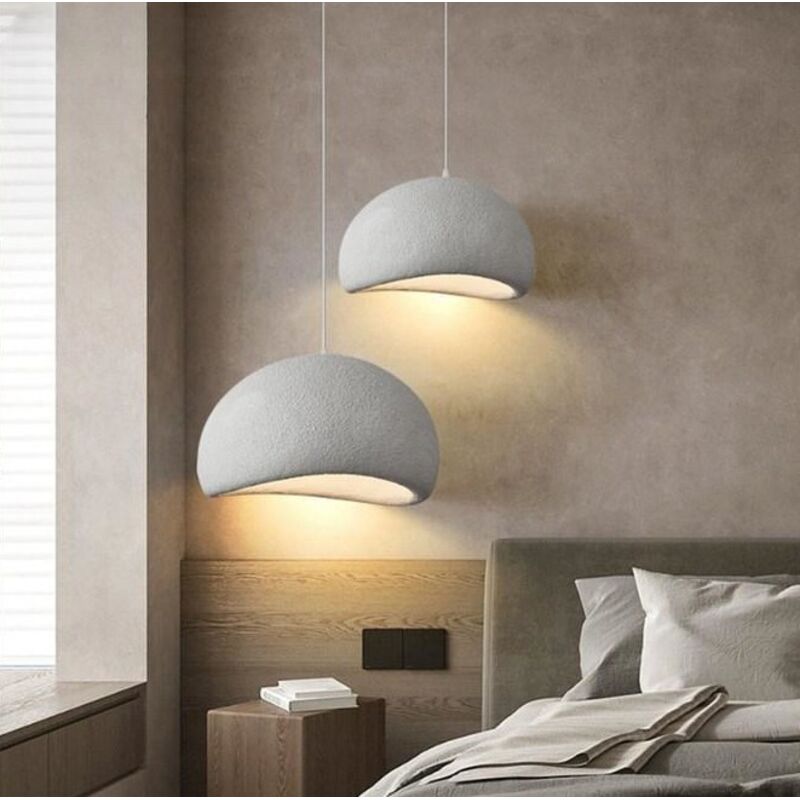 Amxcnoy Wabi-sabi Tricolor Kronleuchter 40 Cm – Mattierte Oberfläche – Höhenverstellbar Bis 150 Cm – E27-kompatibel – Für Räume Bis Zu 30 M²