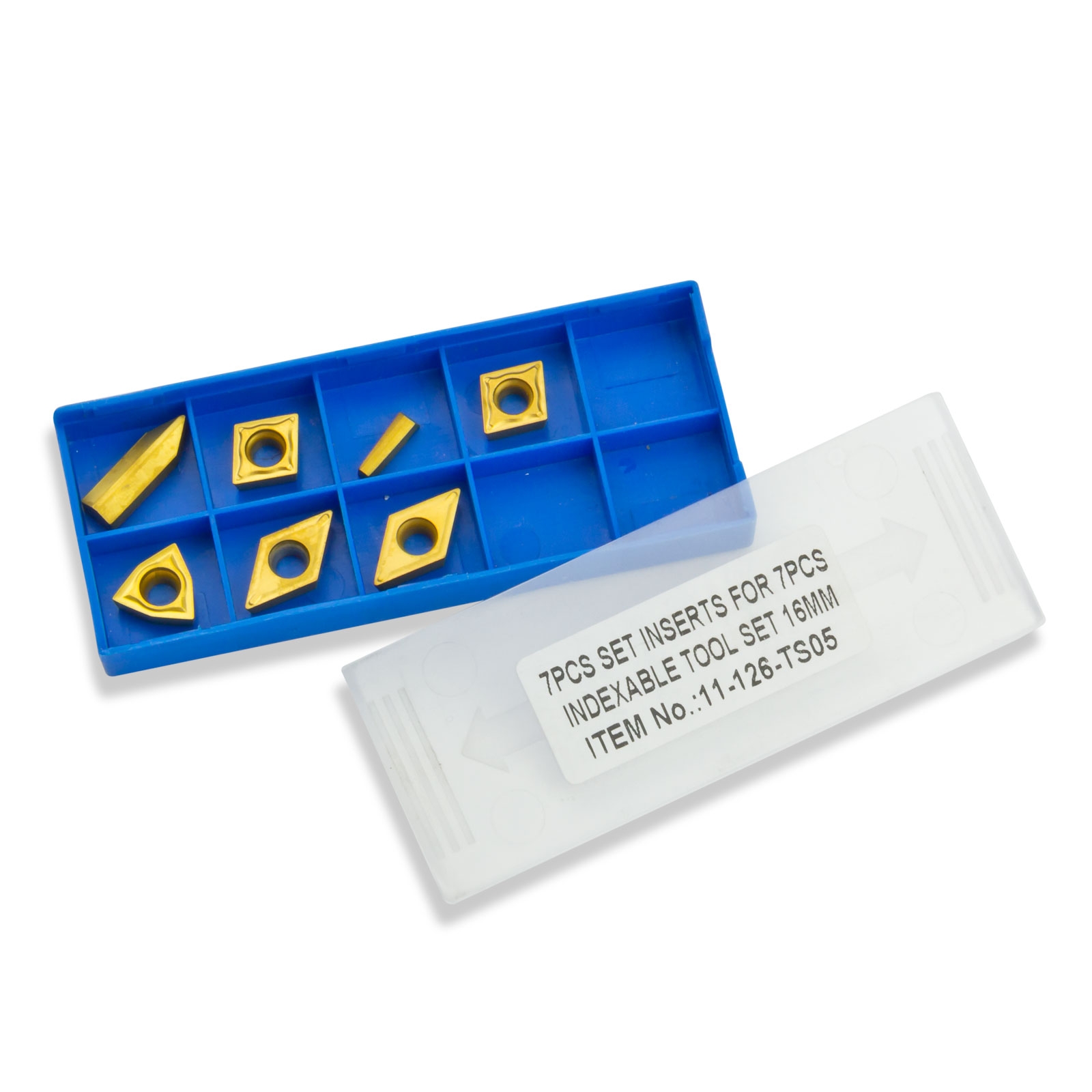 Dema - 7 Teiliges Drehmeißel Wendeplatten-set 7 Tlg. Set Wendeplatten Drehmeißelsatz