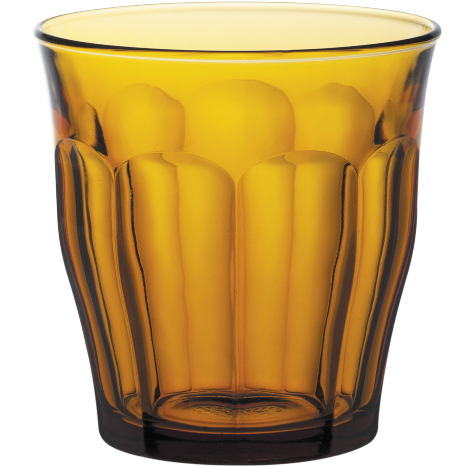 Duralex Picardie, Bernsteinfarbenes Glas, 310 Ml, Orange – 6er-set