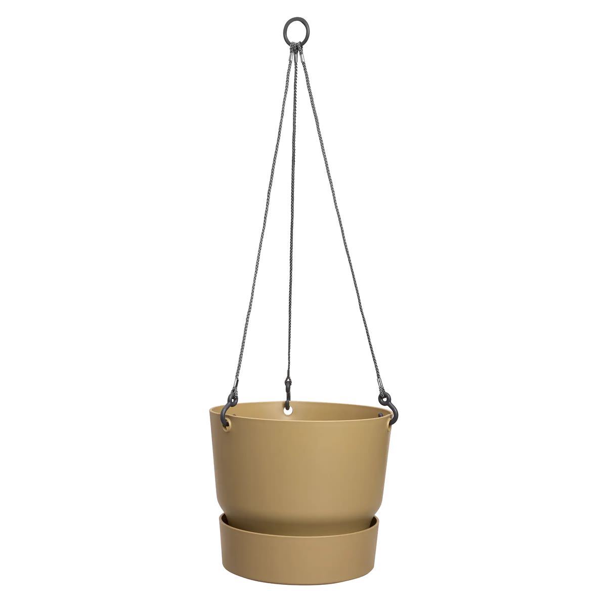 Elho® Greenville Blumenampel Sandfarben Ø 24 Cm - Kunststoff