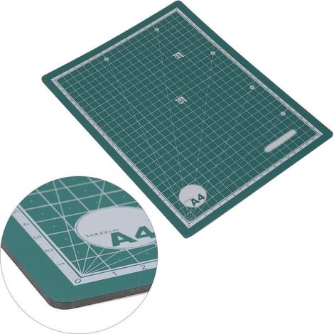 Schneidematte A4, Doppelseitig, Aus Pvc-verbundmaterial, Selbstheilend, Für Heimwerker.