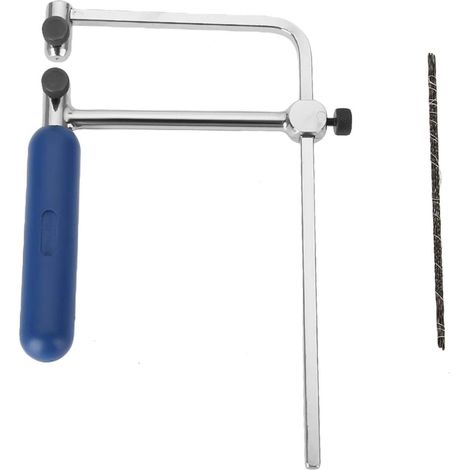 Juweliersägerahmen-set Mit Sägeblättern, Schmucksägen-set Mit Sägeblatt, Werkzeugrahmen Für Die Schmuckherstellung, Verstellbarer U-förmiger Sägerahmen Mit (2 Sägeblättern)