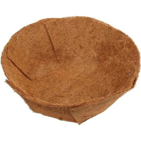 Hängekorb Mit Kokosfasereinsatz Für Pflanzkörbe, Natürlicher Kokosfasereinsatz Für Blumenkörbe Und Blumentöpfe, 61 Cm
